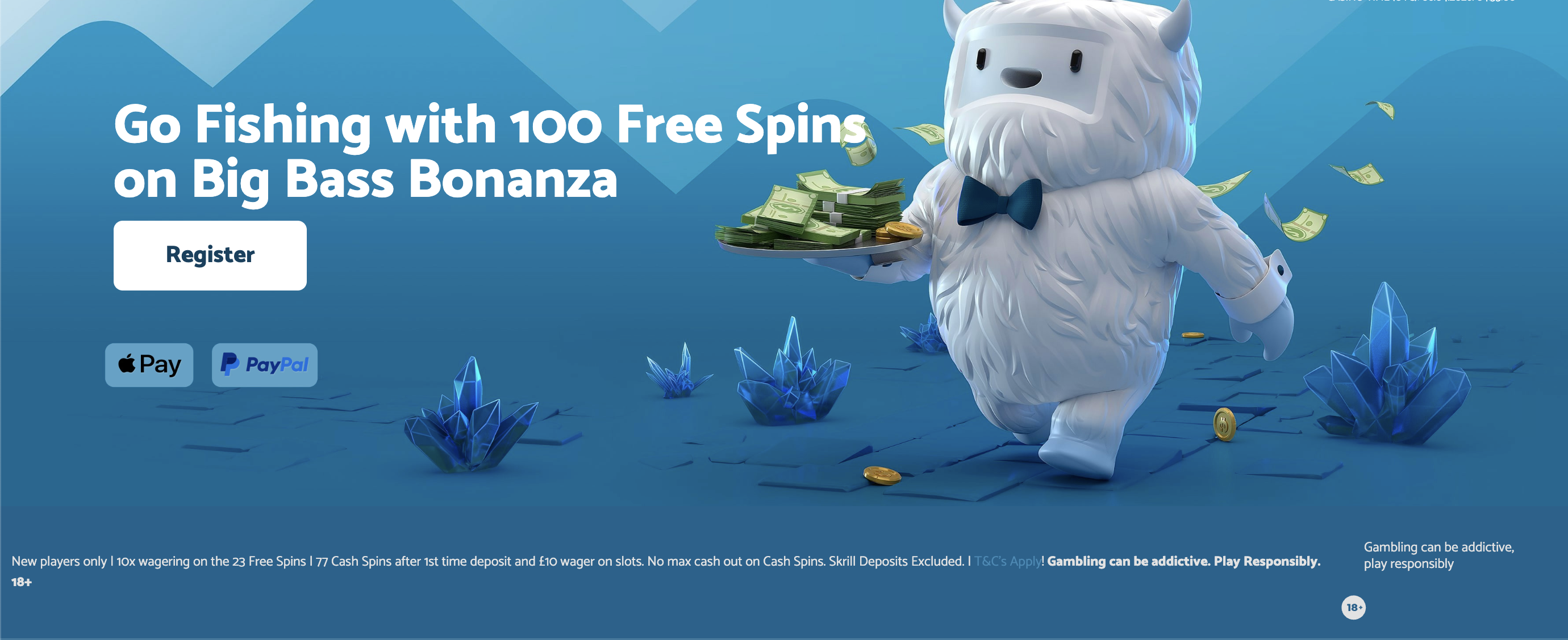 Yeti Casino Welcome Bonus